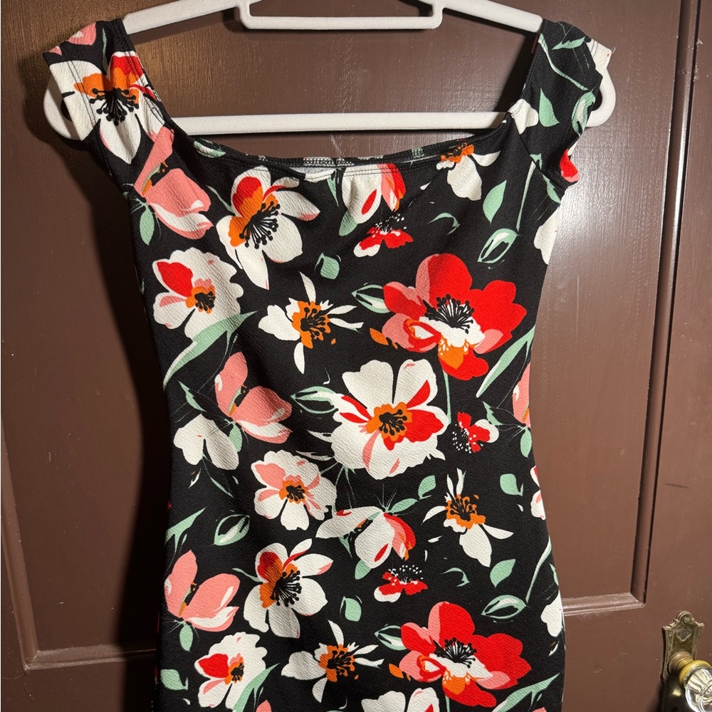 SHEIN Multicolor Floral Knit Top